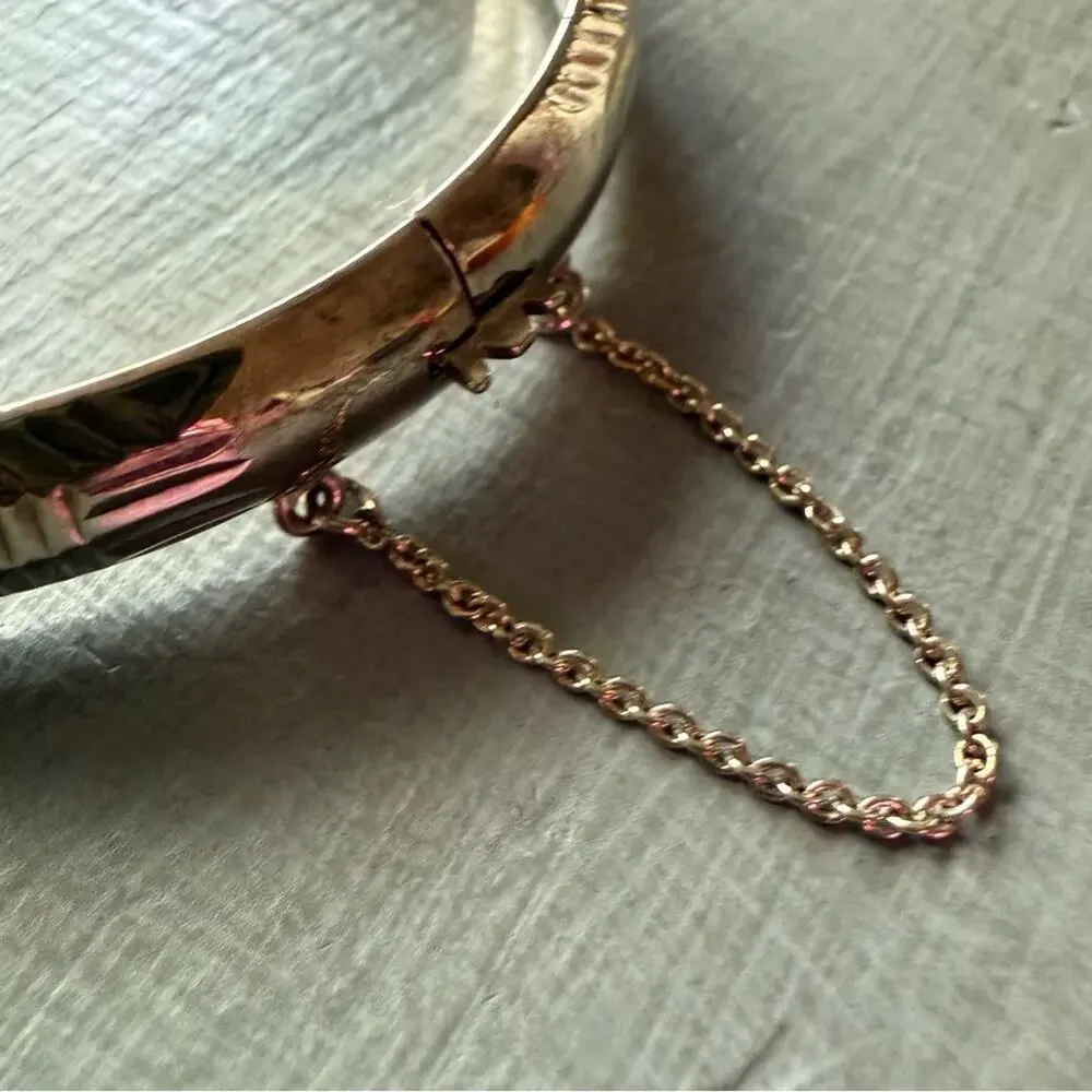 925 Sterling Silver Bangle Bracelet VINTAGE